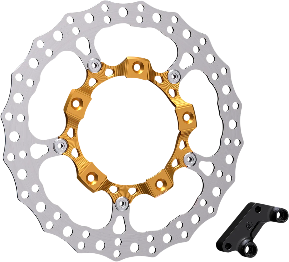 ARLEN NESS Rotor 14" - Front Left - Gold 300-002