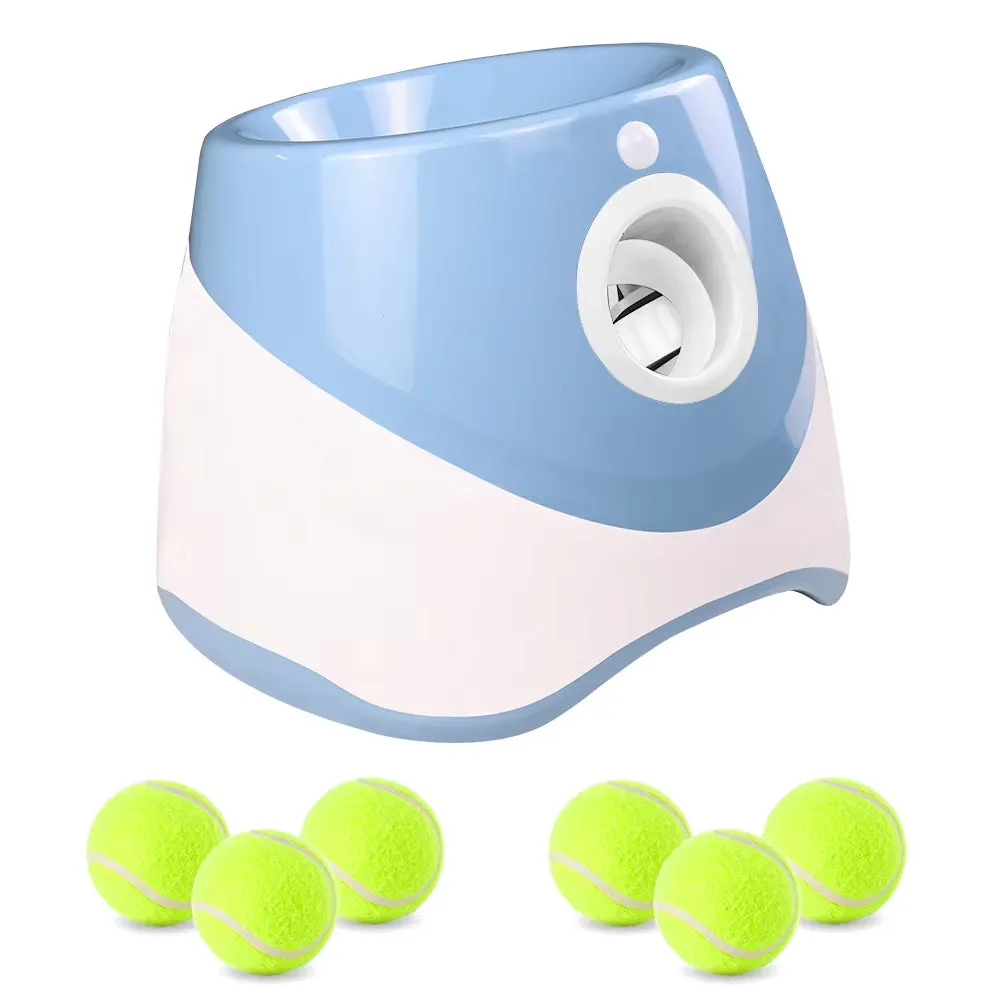 Automatic Dog Tennis Ball Launcher with 6 Balls
