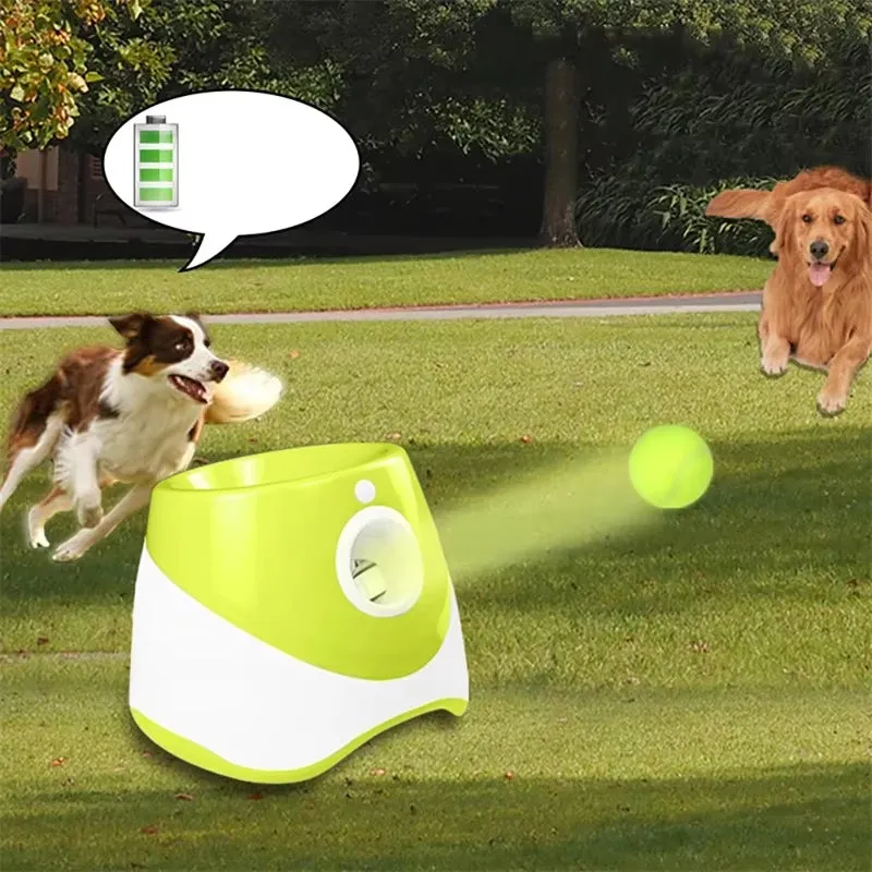 Automatic Dog Tennis Ball Launcher with 6 Balls