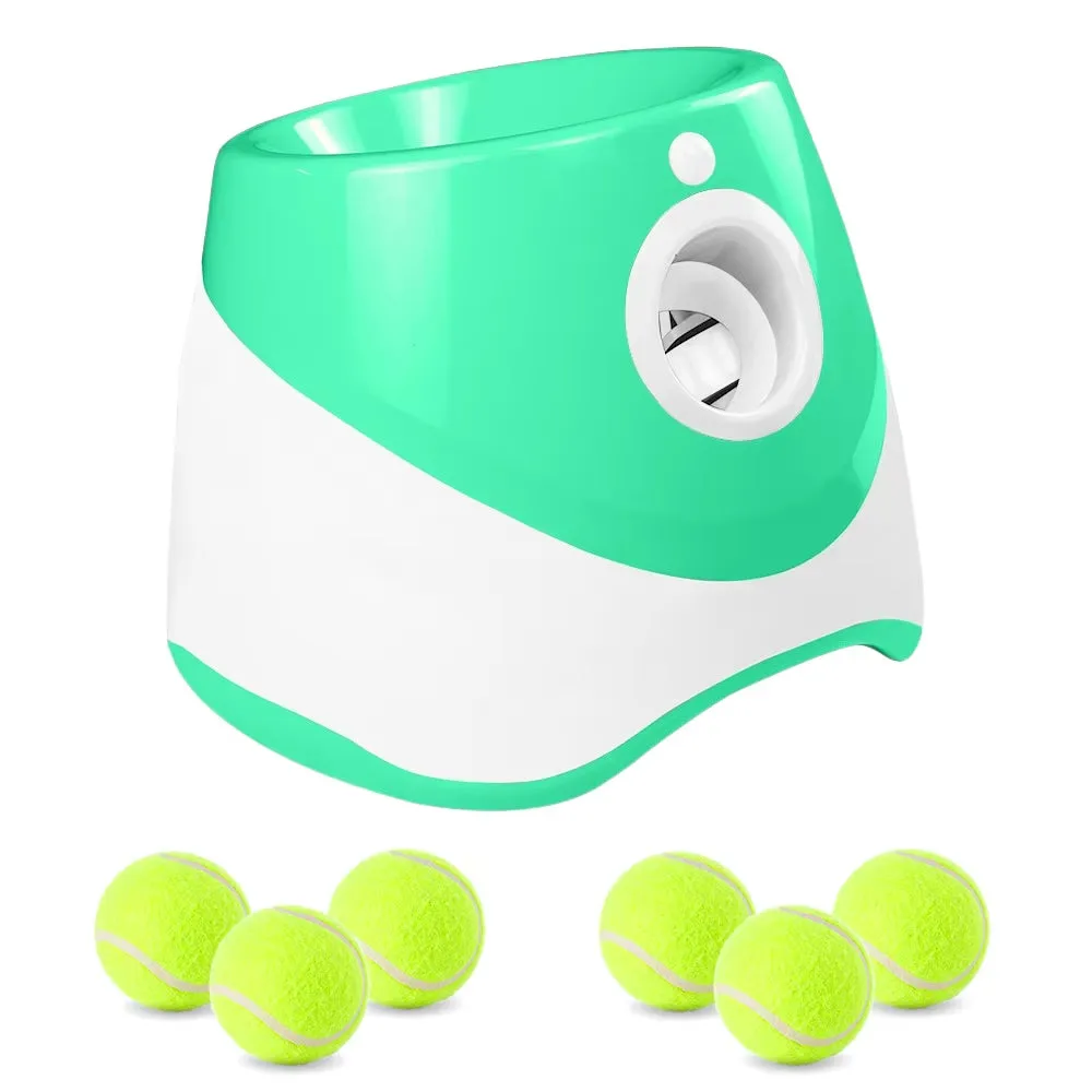 Automatic Dog Tennis Ball Launcher with 6 Balls