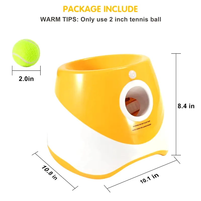 Automatic Dog Tennis Ball Launcher with 6 Balls