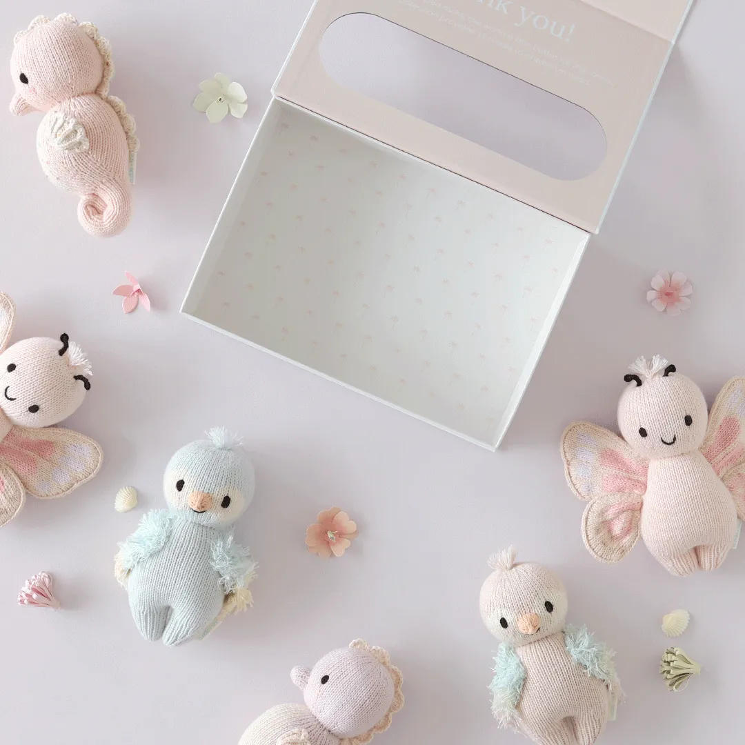 Baby Sea Horse - Powder Pink by Cuddle   Kind