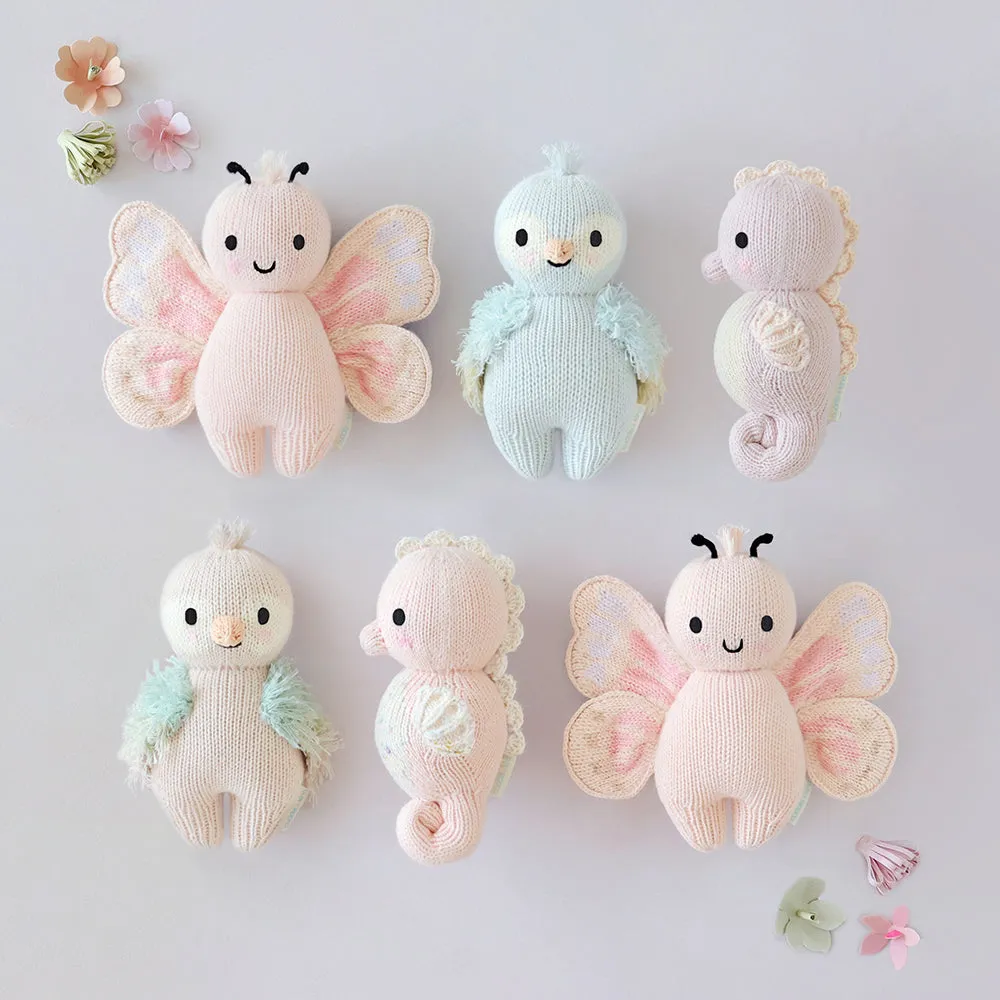 Baby Sea Horse - Powder Pink by Cuddle   Kind