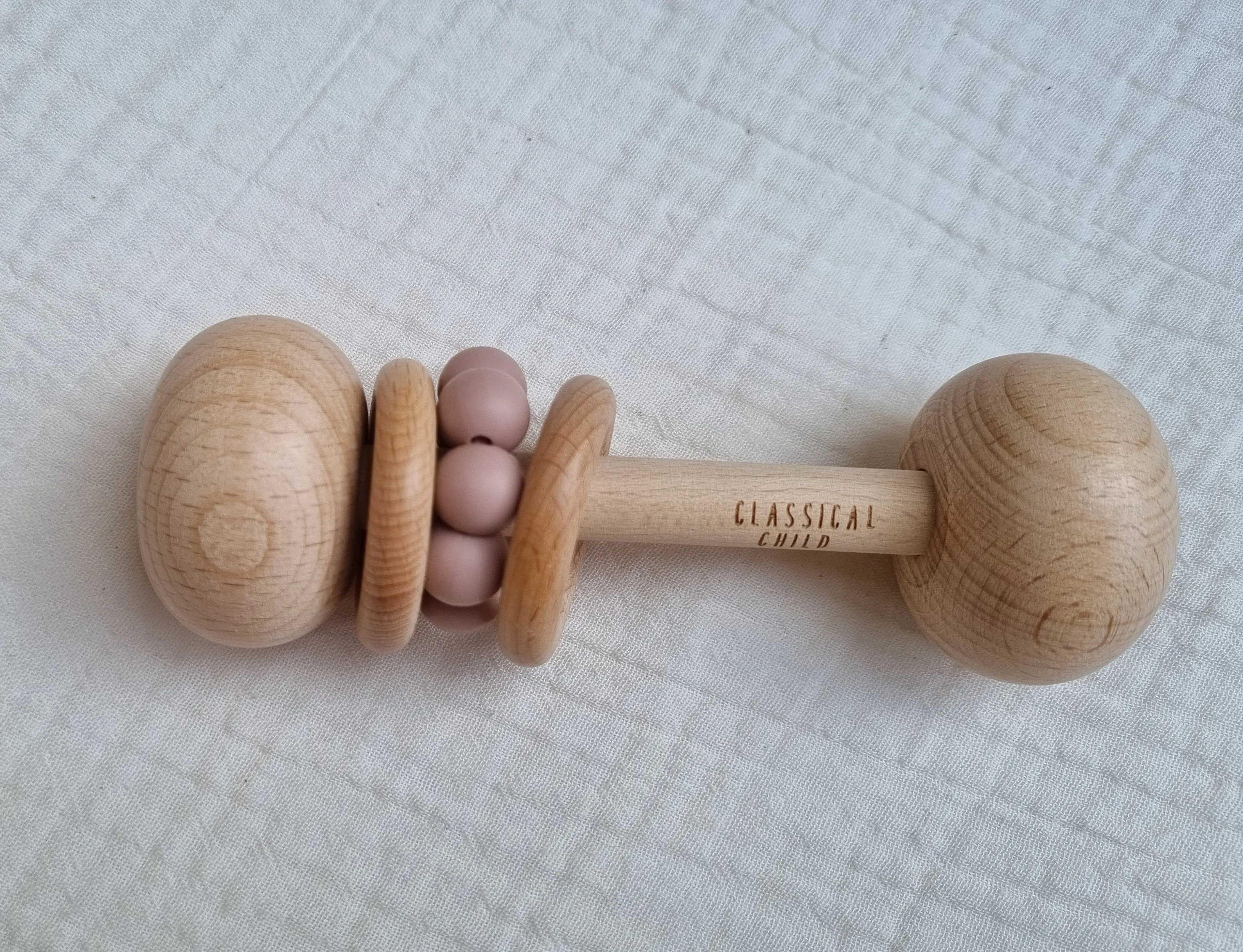Beech & Silicone Rattle Blush