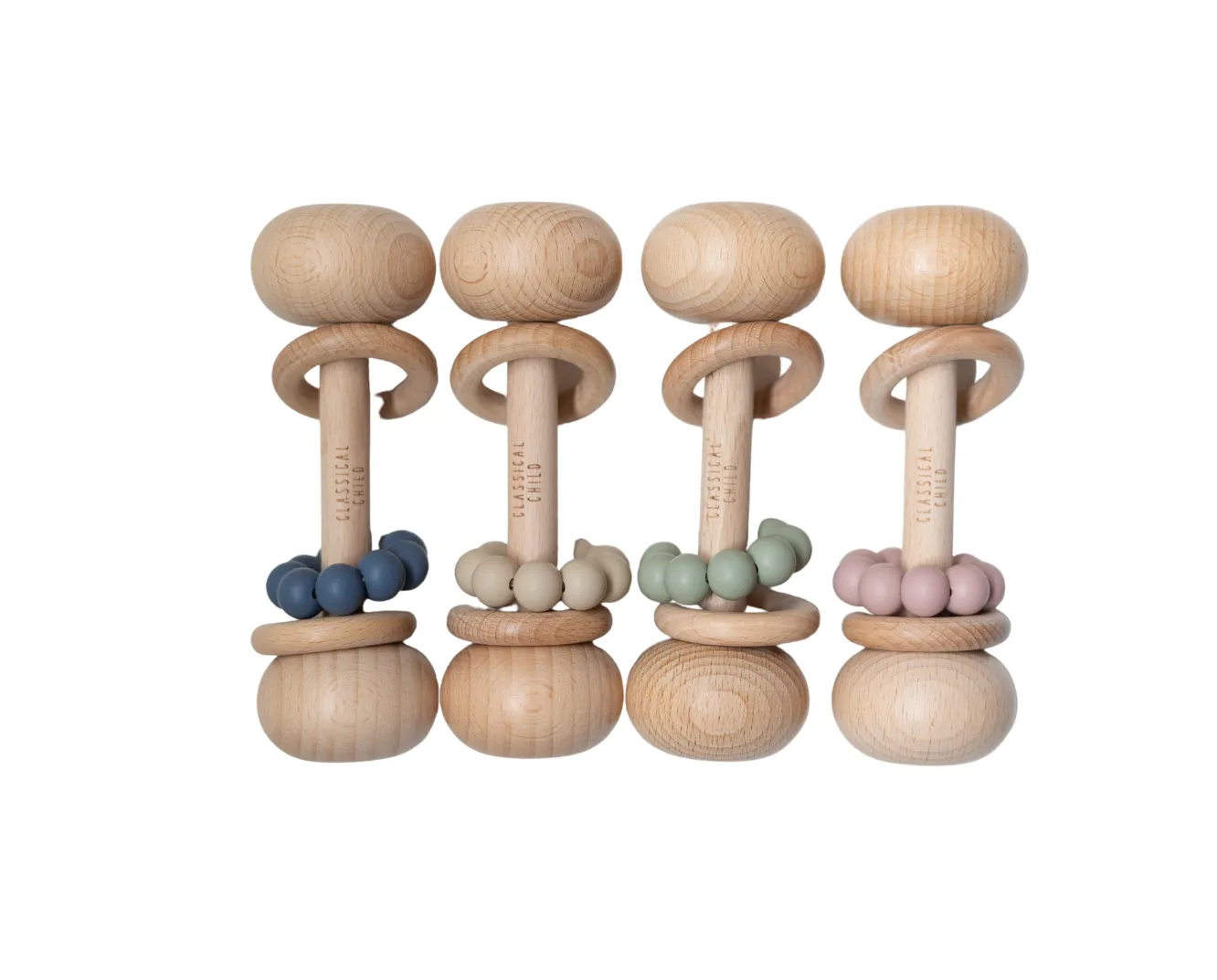 Beech & Silicone Rattle Blush