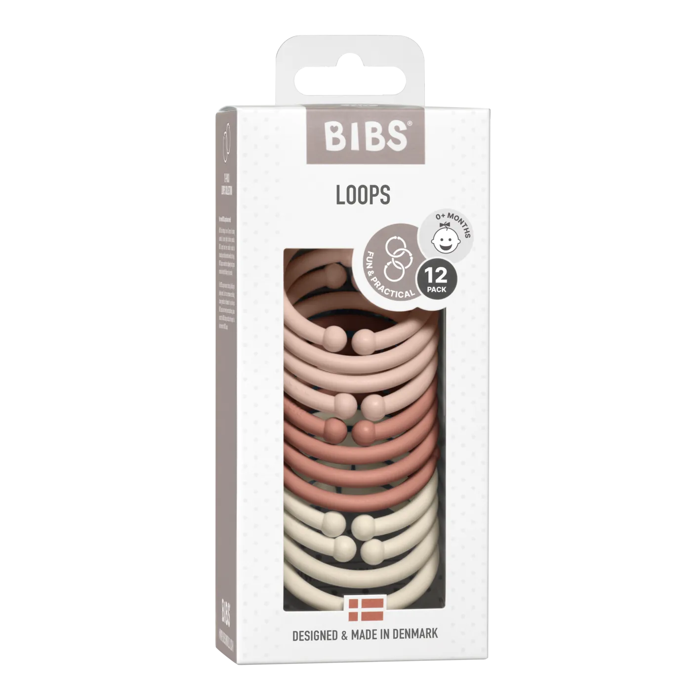 BIBS Loops - Blush/Woodchuck/Ivory