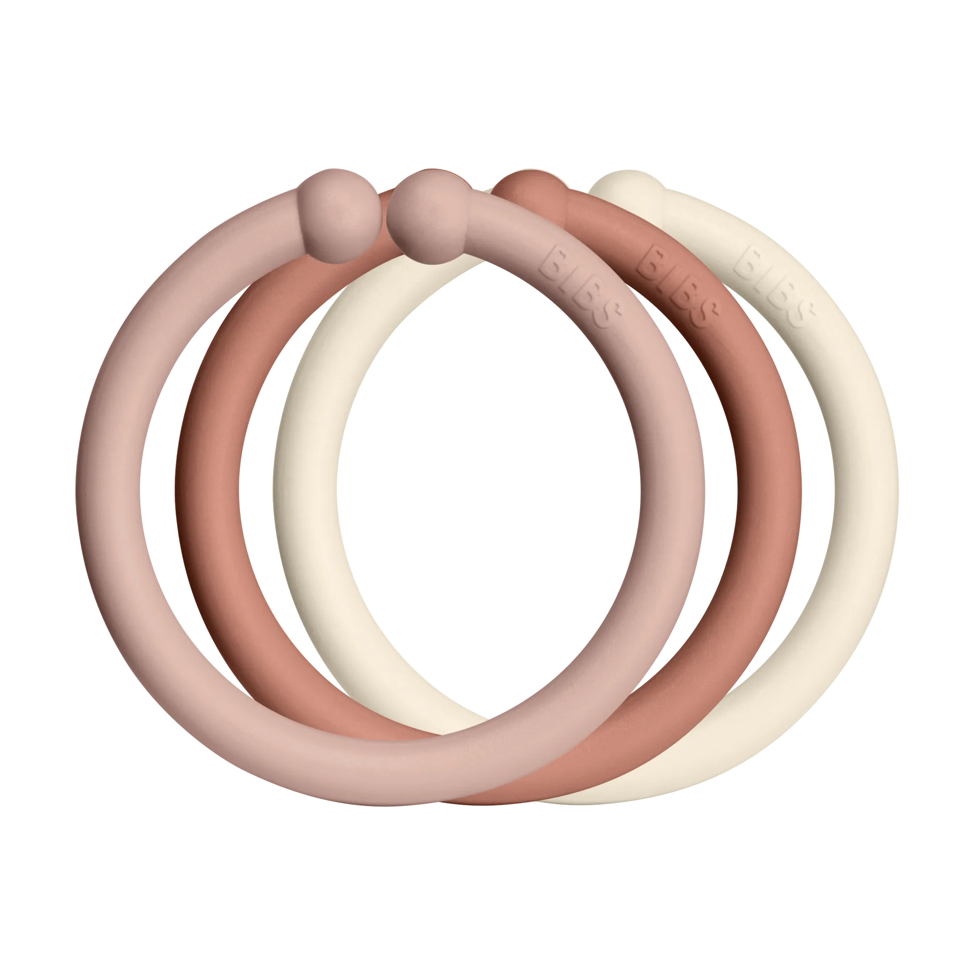 BIBS Loops - Blush/Woodchuck/Ivory