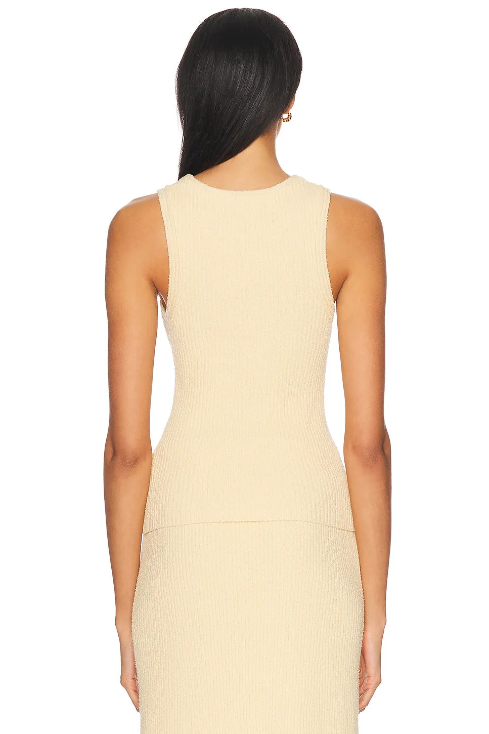 Boucle Knit Tank Top
