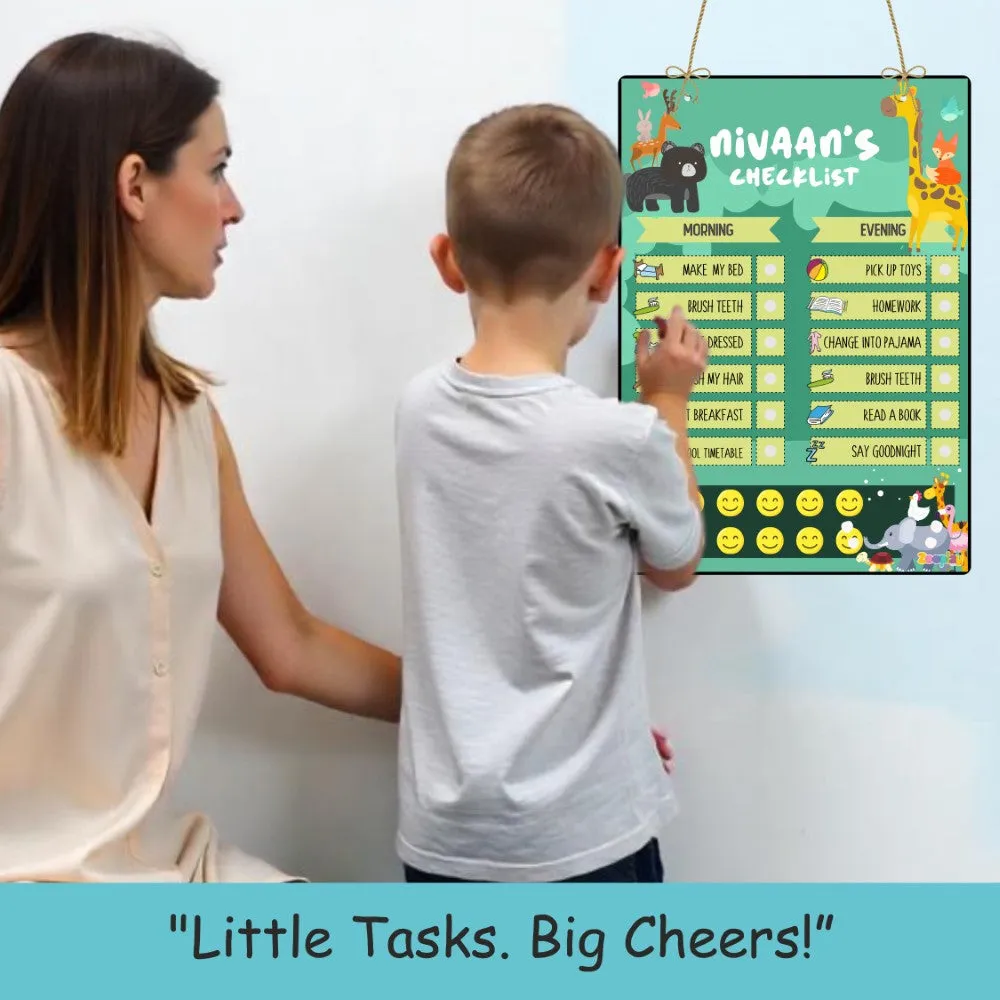 Daily Reward Chart Personalised   Wild adventures