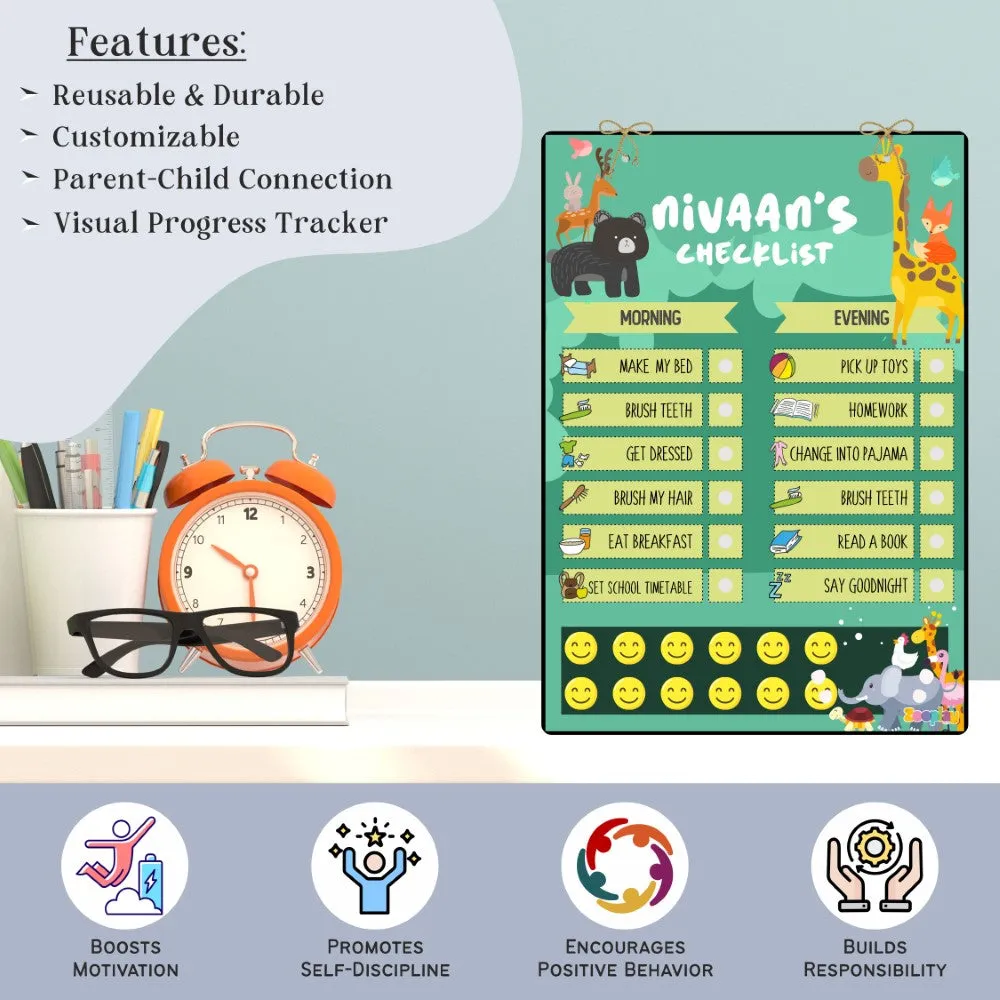 Daily Reward Chart Personalised   Wild adventures