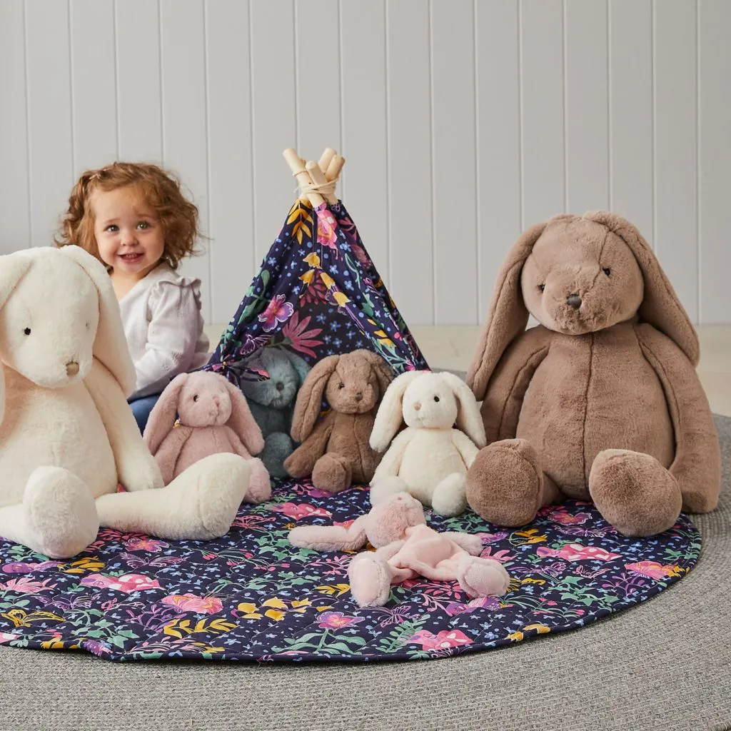 Extra Large Bunny Taupe Soft Toy by Jiggle & Giggle