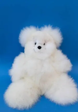 Large Alpaca Teddy Bear - White