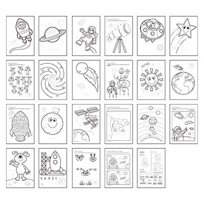 Orchard Toys Coloring Book - OuterSpace