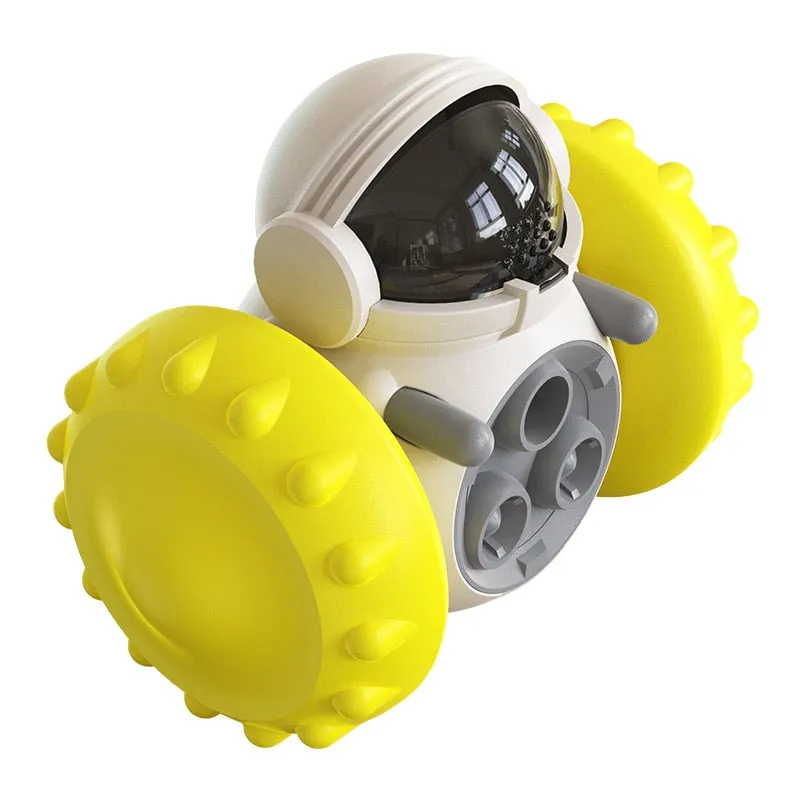 Robot Tumbler Treat Dispenser Interactive Toy