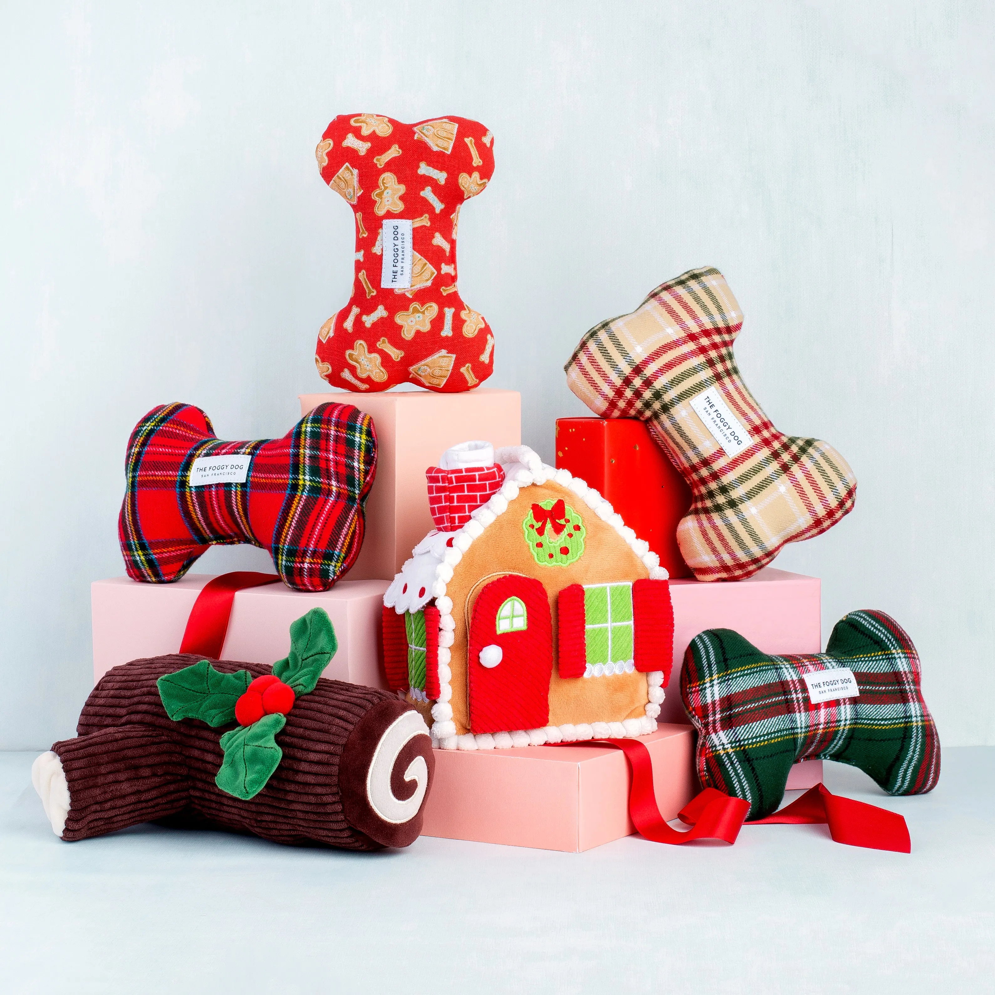 Yule Log Interactive Snuffle Dog Toy